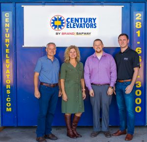 BIC recruiting with a new hire with century elevators